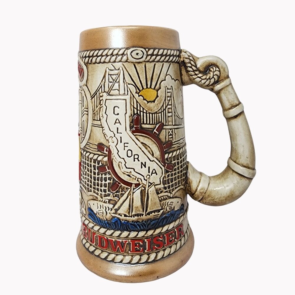 Vintage Budweiser Limited Edition San Francisco Ceramic Beer Stein - Picture 2 of 13